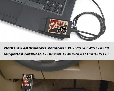 ავტომობილის დიაგნოსტიკის აპარატი USB Modified OBD2 Scanner ELM327 Forscan for Ford MS-CAN HS-CAN Diagnostic Tool