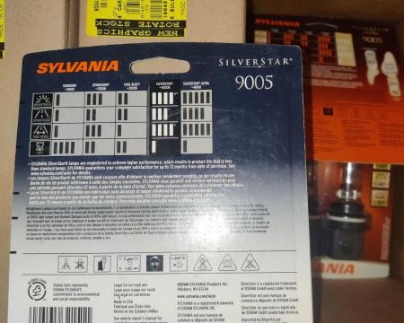 Osram Sylvania-ს ორიგინალი ახლო და შორი ხედვის ნათურები აშშ-დან