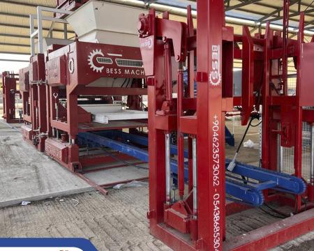 ავტომატური ბლოკის და ქვაფენილის დანადგარი