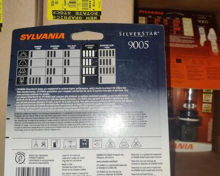 Osram Sylvania-ს ორიგინალი ახლო და შორი ხედვის ნათურები აშშ-დან