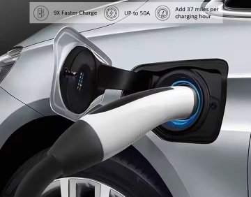 7 KW, 32A. უფრო ჩქარი დამტენი ამერიკული TESLA-თვის.