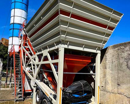გასაყიდი 100 მ³ მობილური ბეტონის ქარხანა