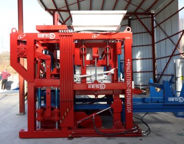 PRS 400 – ბლოკისა და ქვაფენილის ნახევრად ავტომატური დანადგარი