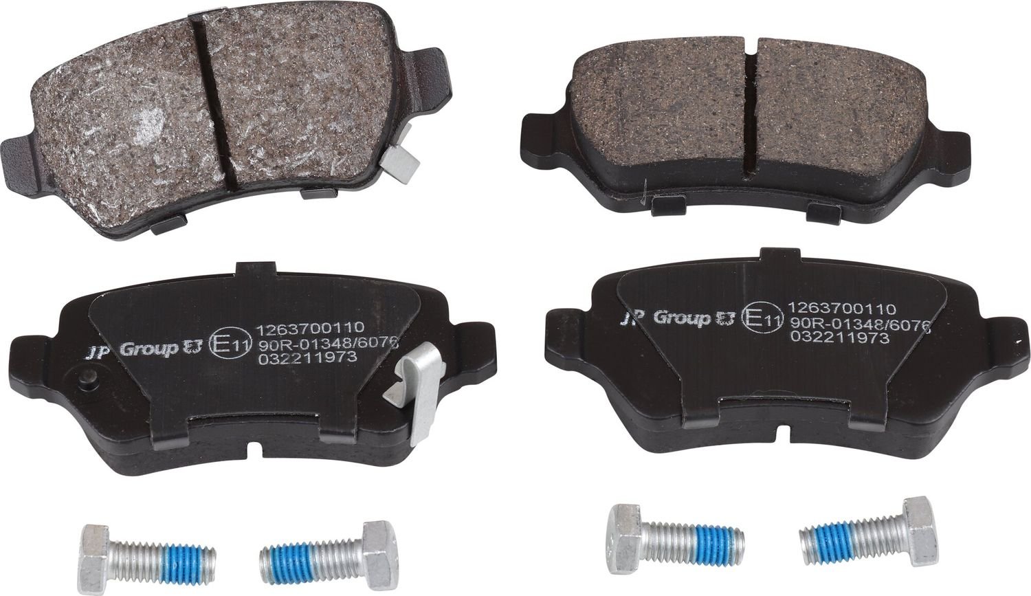 Rear brake pads for Opel Astra / Zafira, JP Group 1263700110