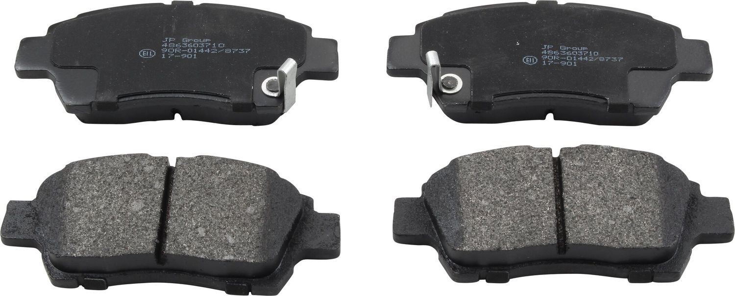 Тормозные колодки спереди для Toyota Yaris, JP Group 4863603710
