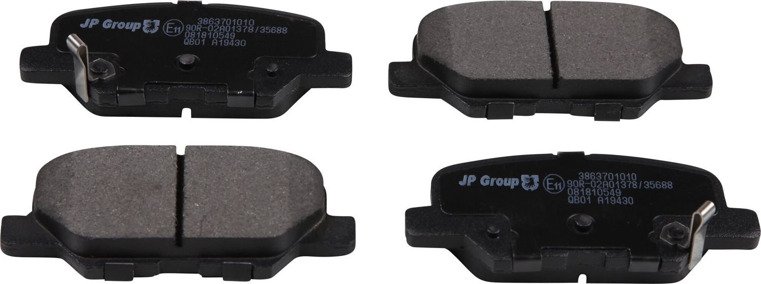 Тормозные колодки сзади для Mitsubishi Outlander, JP Group 3863701010