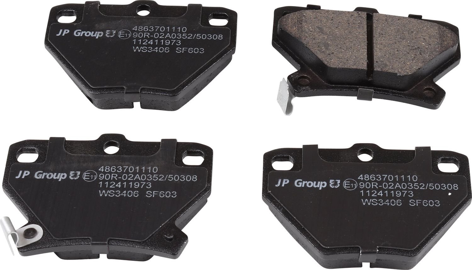 ხუნდები უკანა Corolla / Yaris, JP Group 4863701110