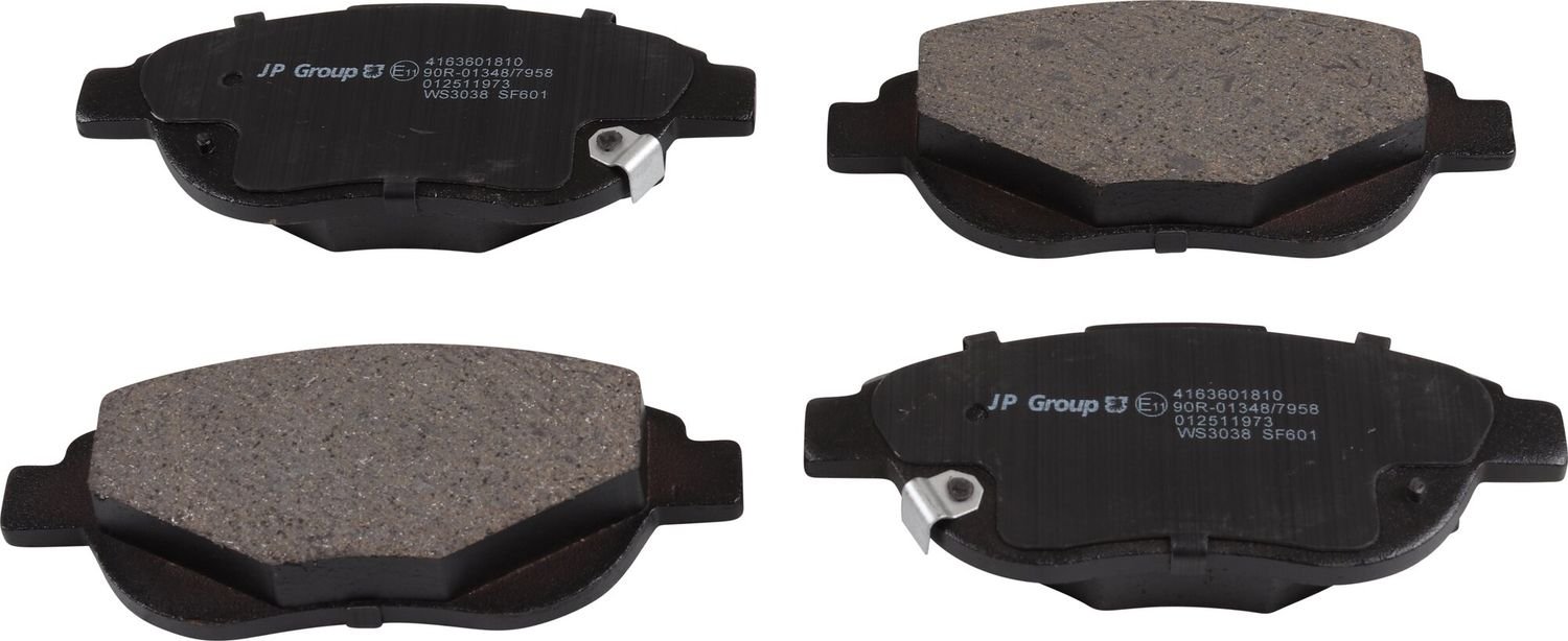 Тормозные колодки спереди для Peugeot, JP Group 4163601810