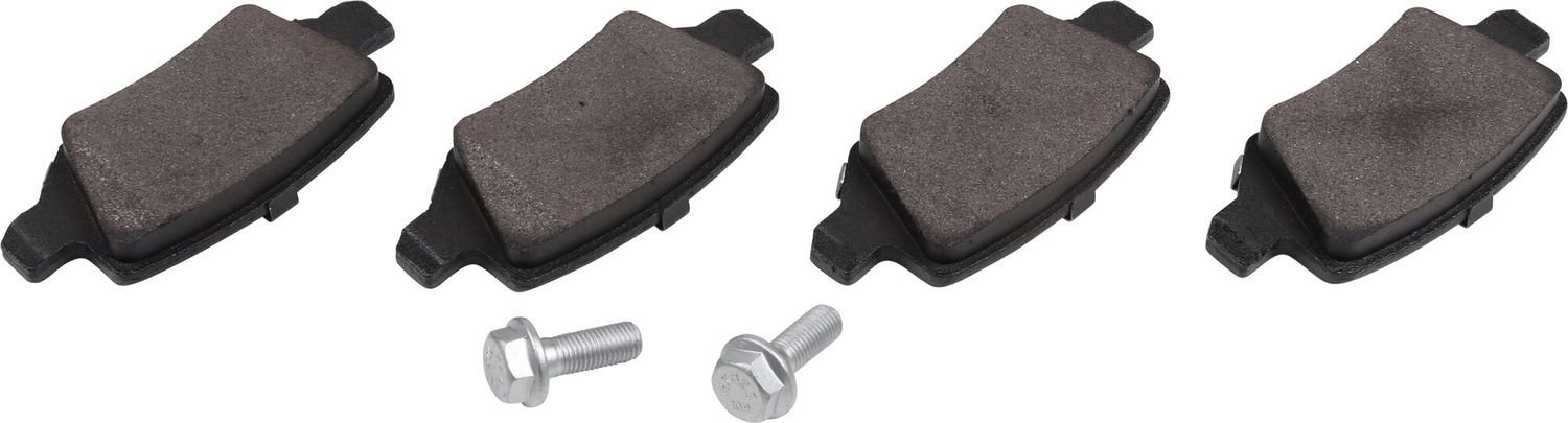 Тормозные колодки сзади для Mercedes-Benz W168 / W169 / W245, JP Group 1363701410