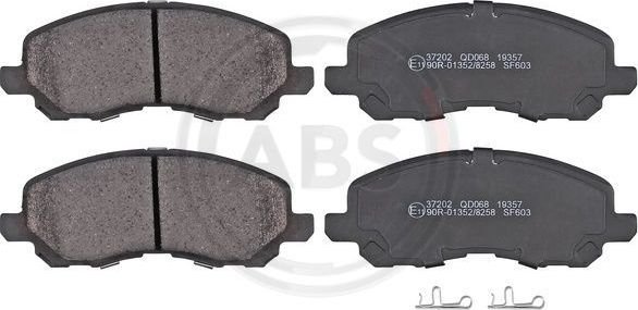 Тормозные колодки спереди для Mitsubishi Chariot, ABS 37202