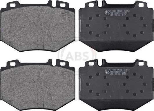 Тормозные колодки спереди для Audi A4 / Q5, ABS 37480